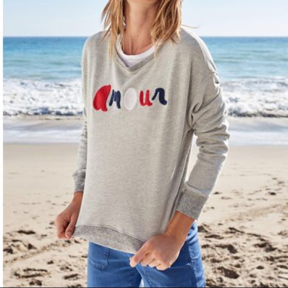 Revolve Anthro Sundry Amour Pullover Lace Back